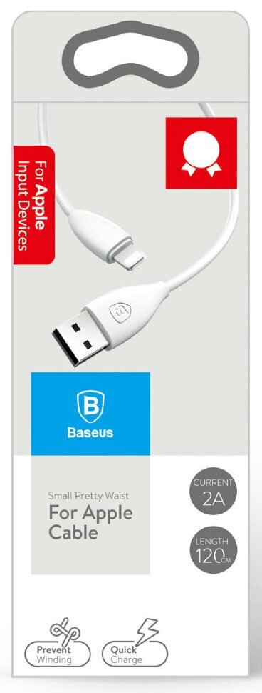 Кабель Baseus Small Pretty Waist CALZY-B02 USB-Apple Lightning 1,2м