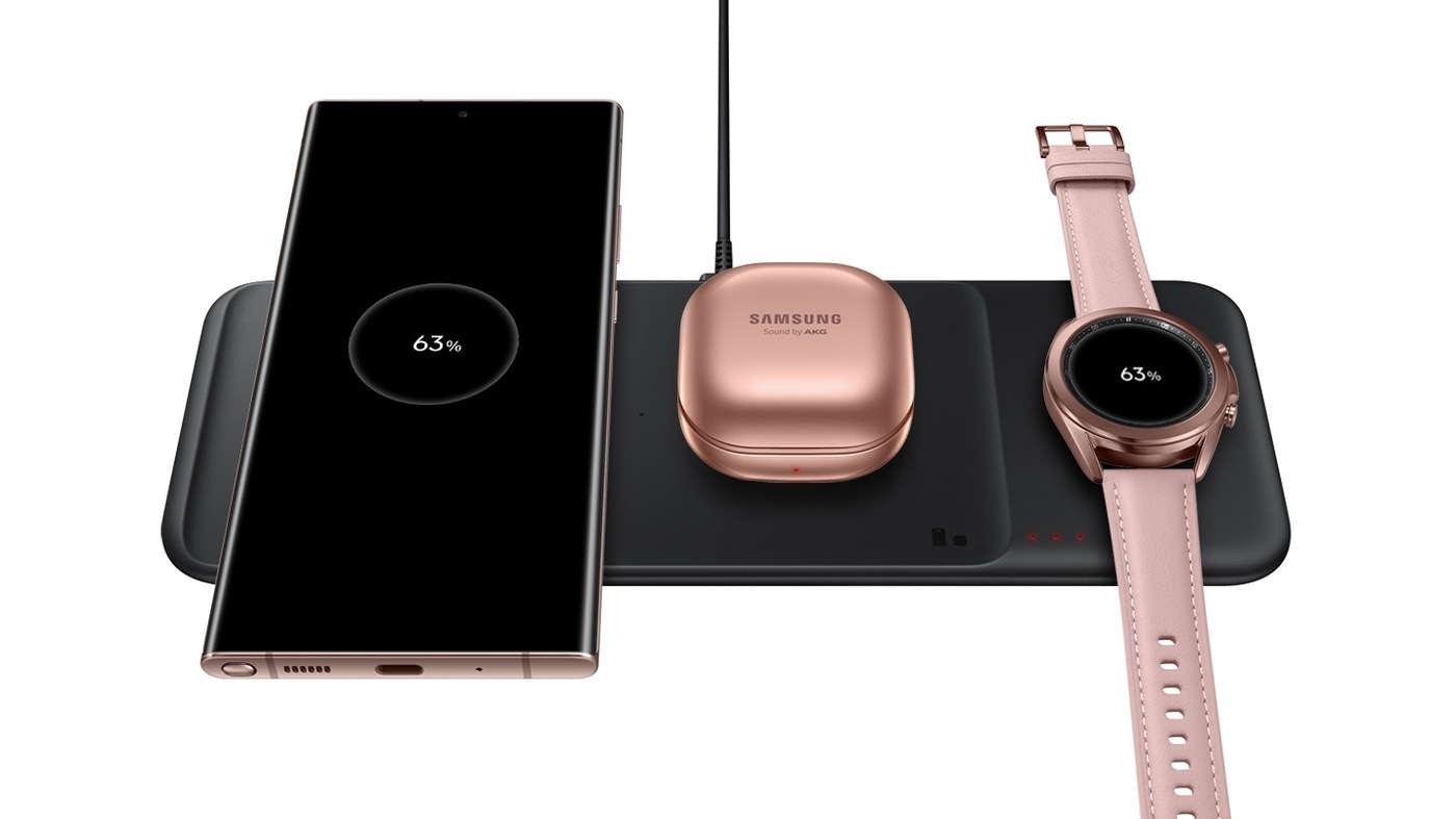 Беспроводное зарядное устройство Samsung  Wireless Charger Trio EP-P6300