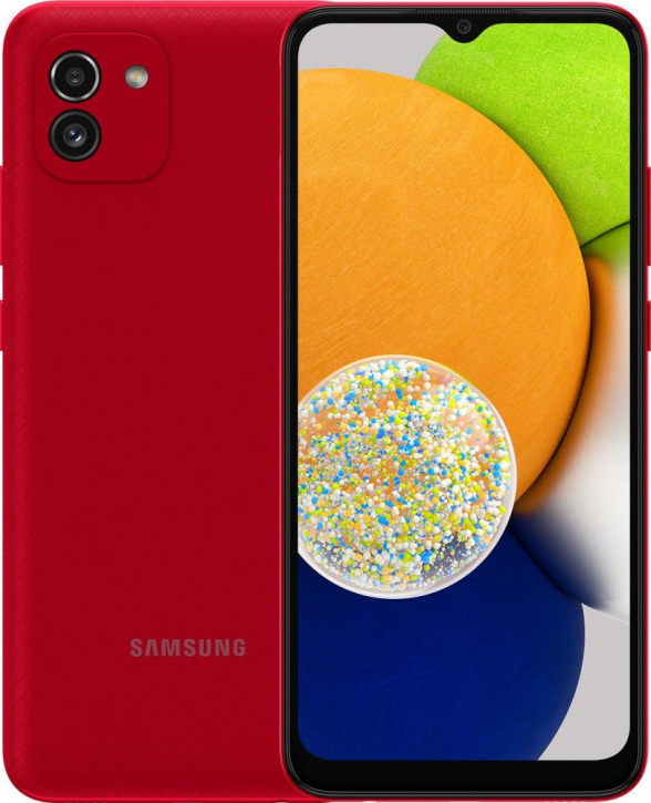 Смартфон Samsung Galaxy A03 3/32GB Красный