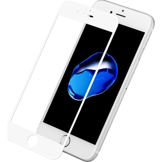 Защитное стекло для iPhone 7/8 9D (Белый)