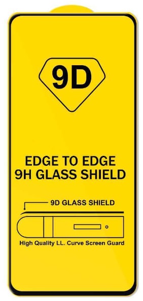 Защитное стекло для Redmi Note 10s (с черной рамкой)
