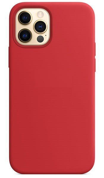 Чехол для Apple iPhone 13 Pro Max Silicone Case (Красный)