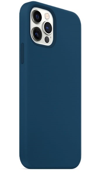 Чехол для Apple iPhone 13 Pro Silicone Case (Темно-синий)