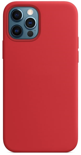Чехол для Apple iPhone 13 Pro Silicone Case (Красный)