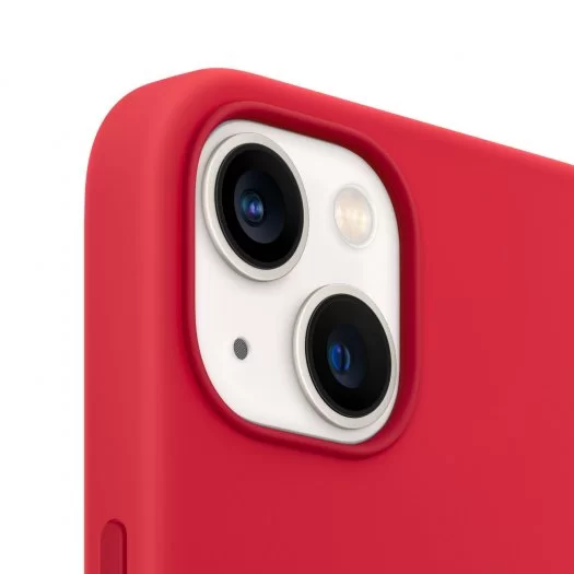 Чехол для Apple iPhone 13 Mini Silicone Case (Красный)
