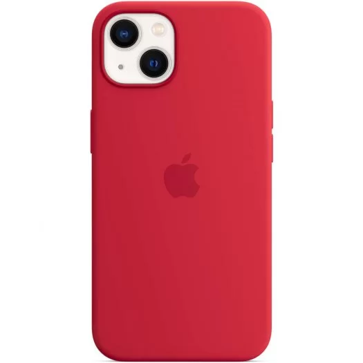 Чехол для Apple iPhone 13 Mini Silicone Case (Красный)