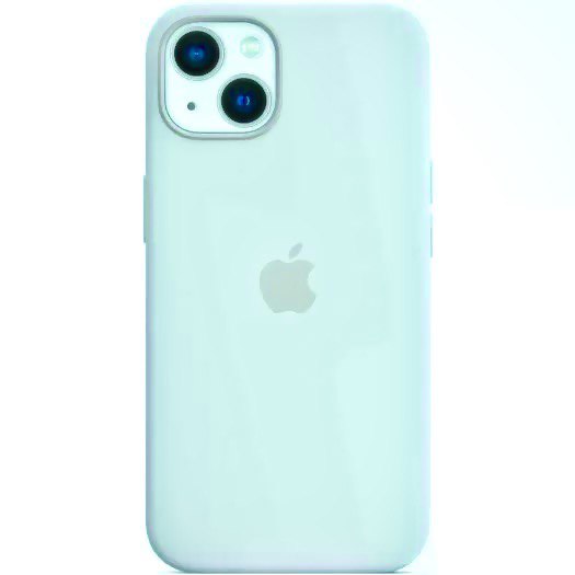 Чехол для Apple iPhone 13 Mini Silicone Case (Салатовый)