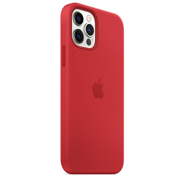 Чехол для Apple iPhone 12 Pro Max Silicone Case (Красный)