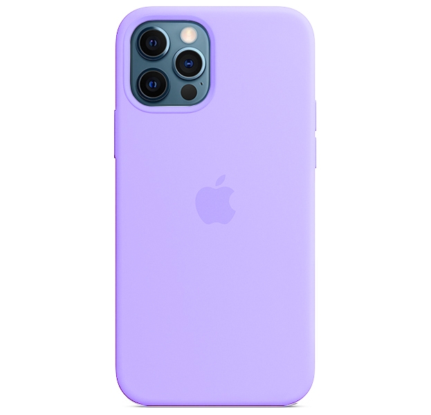 Чехол для Apple iPhone 12 Pro Silicone Case (Лаванда)