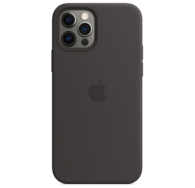 Чехол для Apple iPhone 12 Pro Silicone Case (Черный)
