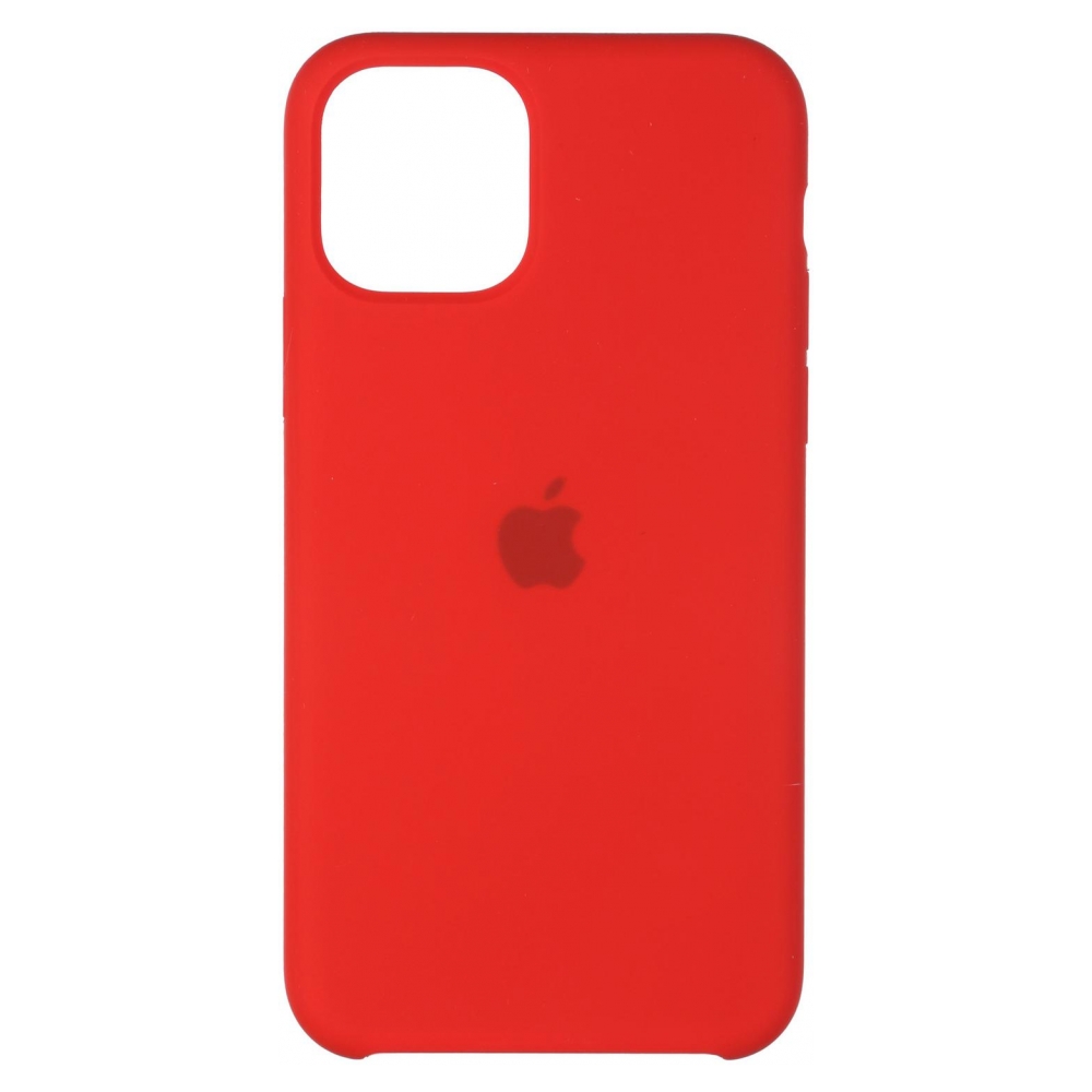 Чехол для Apple iPhone 12 Silicone Case (Красный)