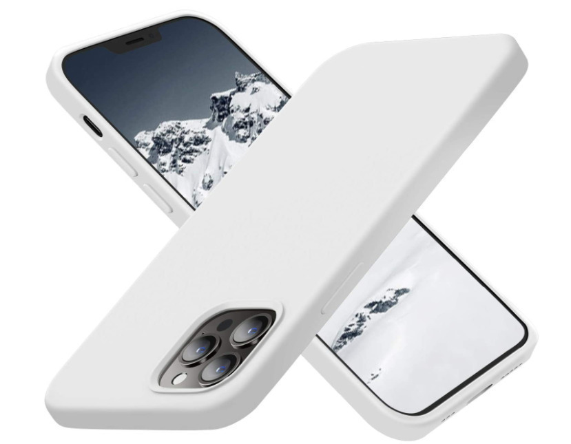 Чехол для Apple iPhone 12 Silicone Case (Белый)