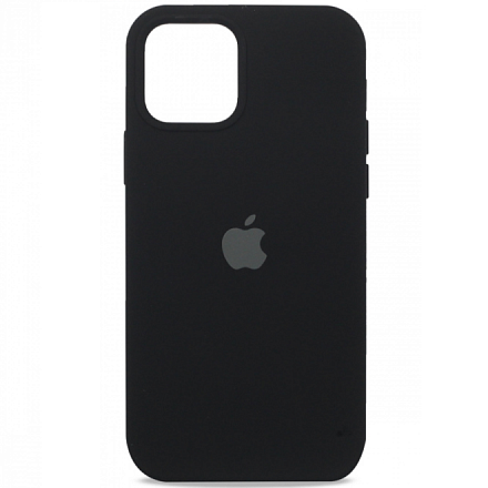 Чехол для Apple iPhone 12 Silicone Case (Черный)