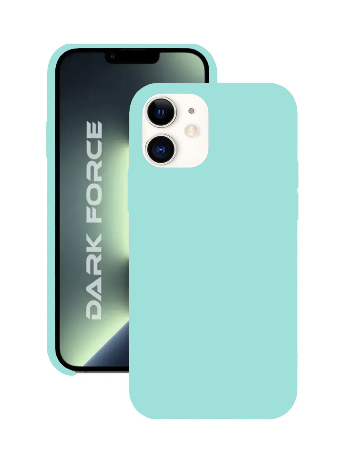 Чехол для Apple iPhone 12 Mini Silicone Case (Салатовый)