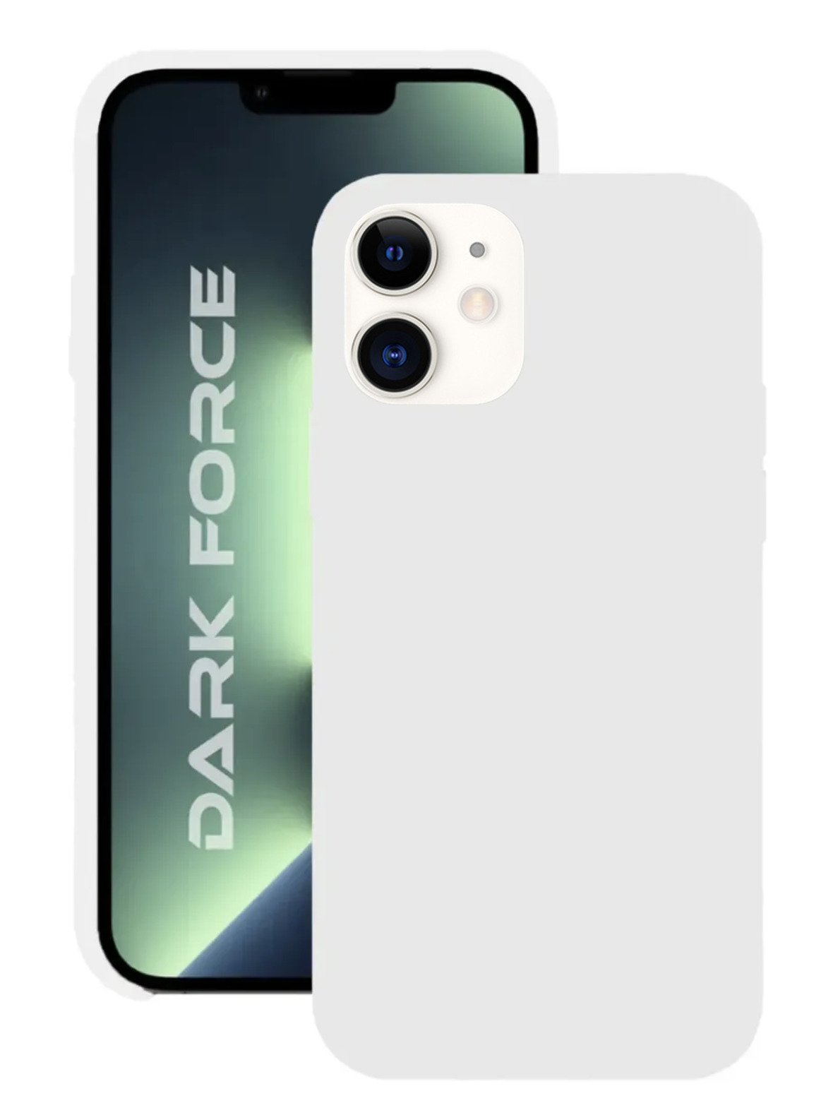 Чехол для Apple iPhone 12 Mini Silicone Case (Белый)