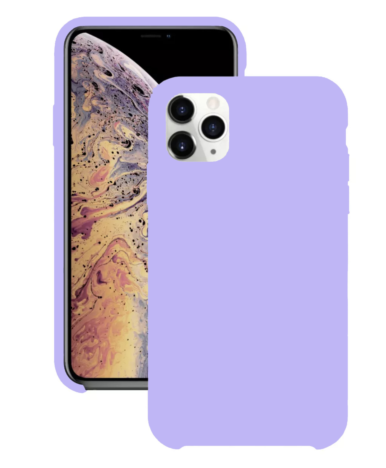 Чехол для Apple iPhone 11 Pro Max Silicone Case (Лаванда)