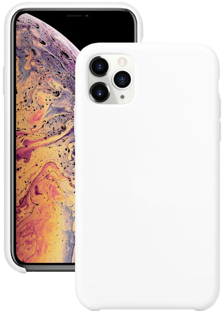 Чехол для Apple iPhone 11 Pro Max Silicone Case (Белый)