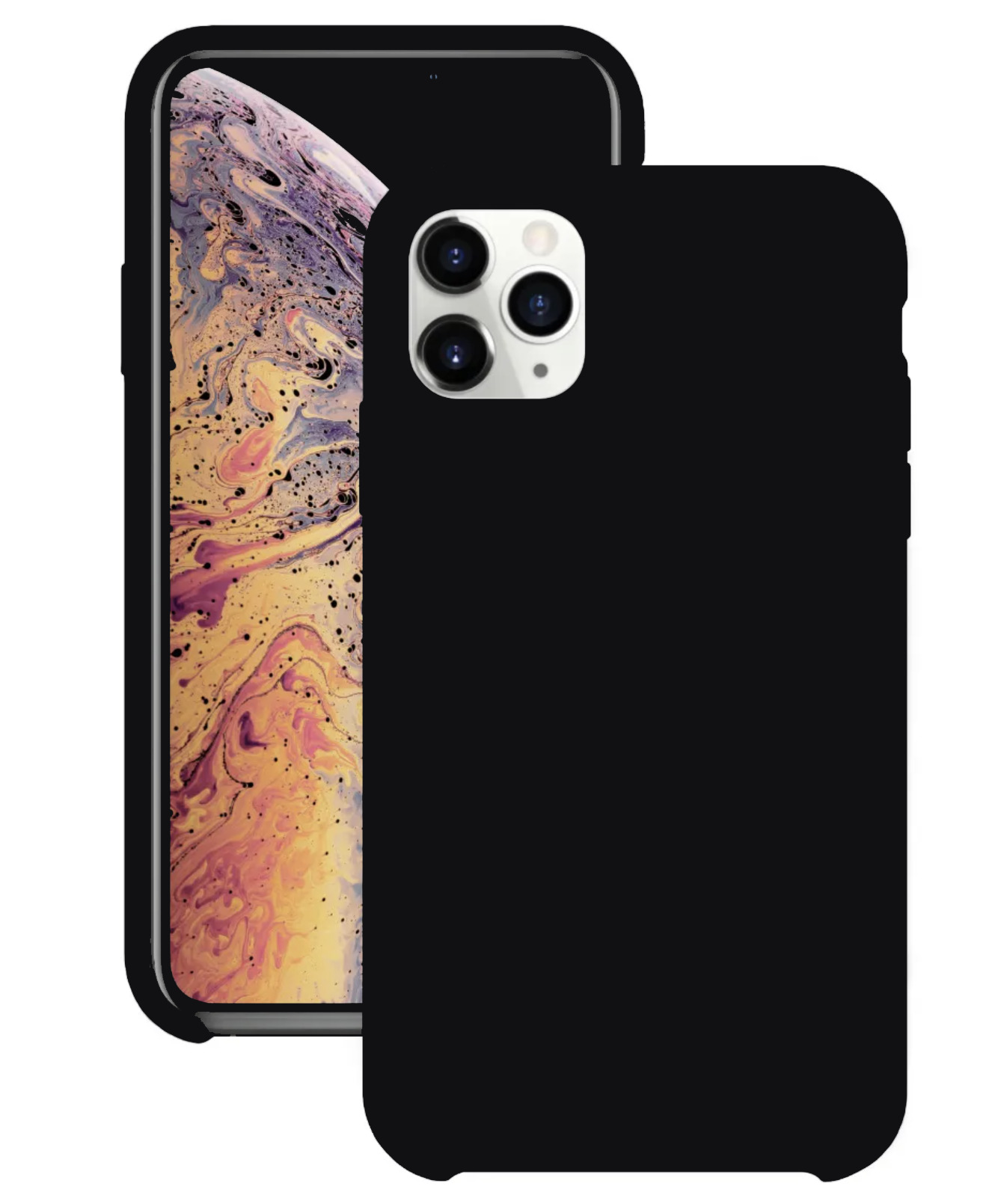 Чехол для Apple iPhone 11 Pro Max Silicone Case (Черный)