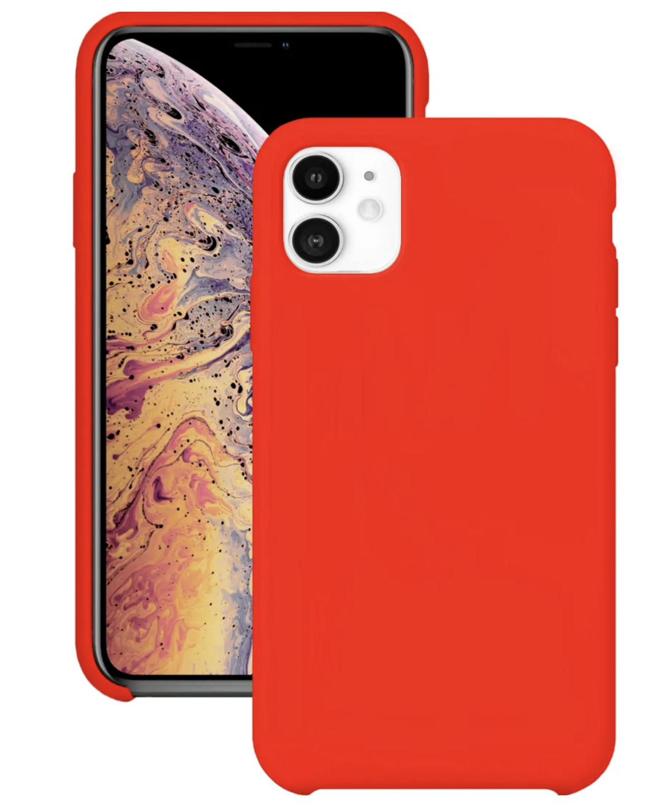 Чехол для Apple iPhone 11 Silicone Case (Красный)