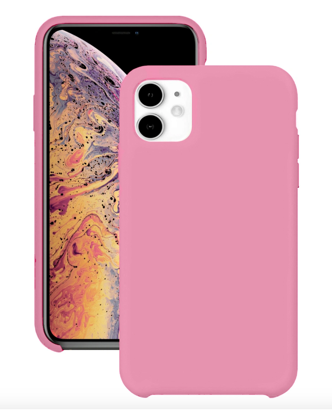 Чехол для Apple iPhone 11 Silicone Case (Розовый песок)