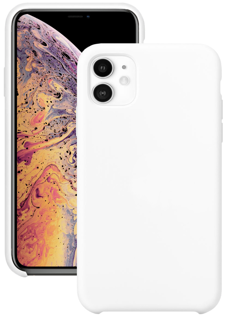 Чехол для Apple iPhone 11 Silicone Case (Белый)