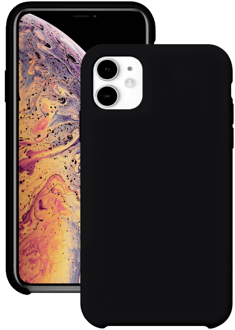 Чехол для Apple iPhone 11 Silicone Case (Черный)