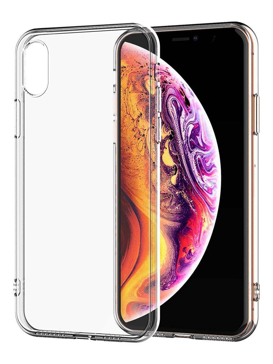 Чехол для Apple iPhone Xs Max Silicone Case (Прозрачный)