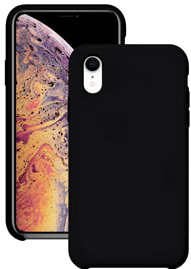 Чехол для Apple iPhone Xr Silicone Case (Черный)