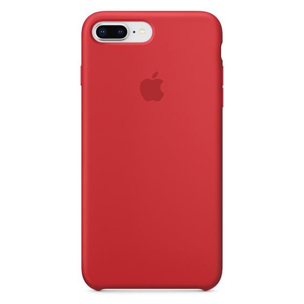 Чехол для Apple iPhone 7 Plus/8 Plus Silicone Case (Красный)