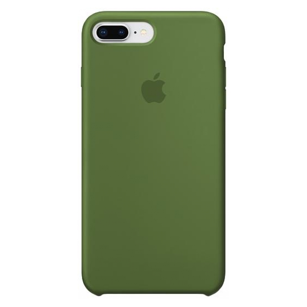 Чехол для Apple iPhone 7 Plus/8 Plus Silicone Case (Темно зеленый)