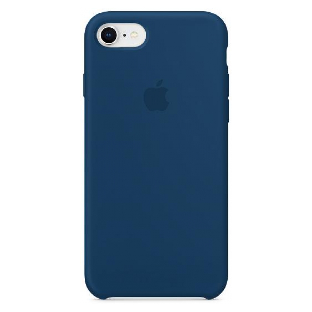 Чехол для Apple iPhone 7/8/Se2020, 2022 Silicone Case (Темно-синий)