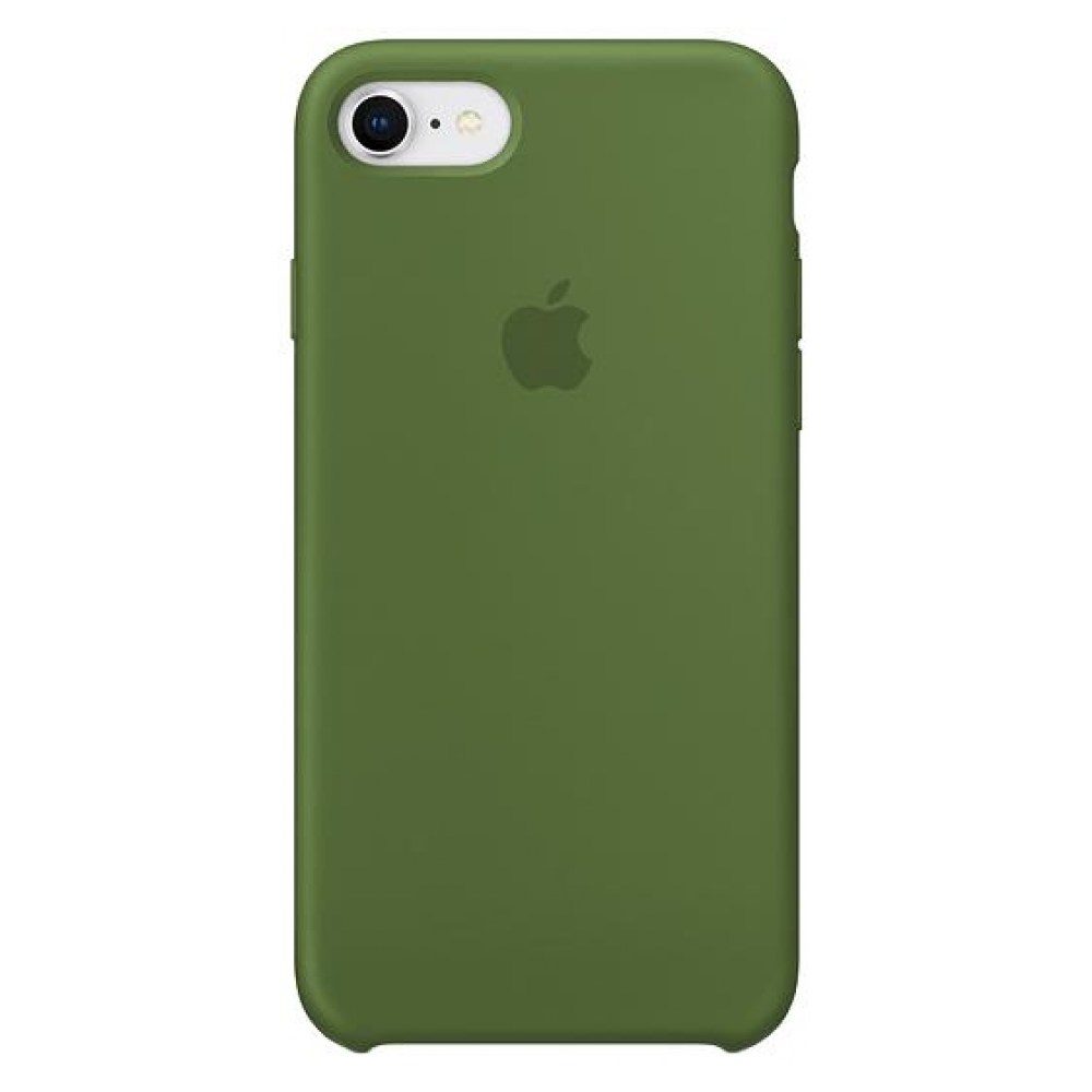 Чехол для Apple iPhone 7/8/Se2020, 2022 Silicone Case (Темно зеленый)