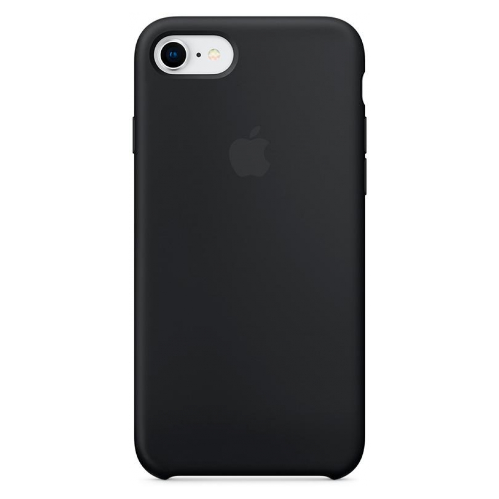 Чехол для Apple iPhone 7/8/Se2020, 2022 Silicone Case (Черный)