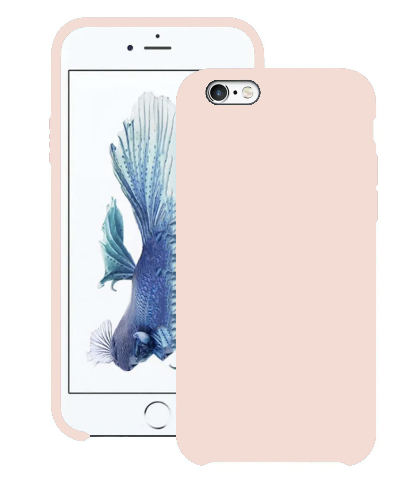 Чехол для Apple iPhone 6/6s Silicone Case (Розовый песок)