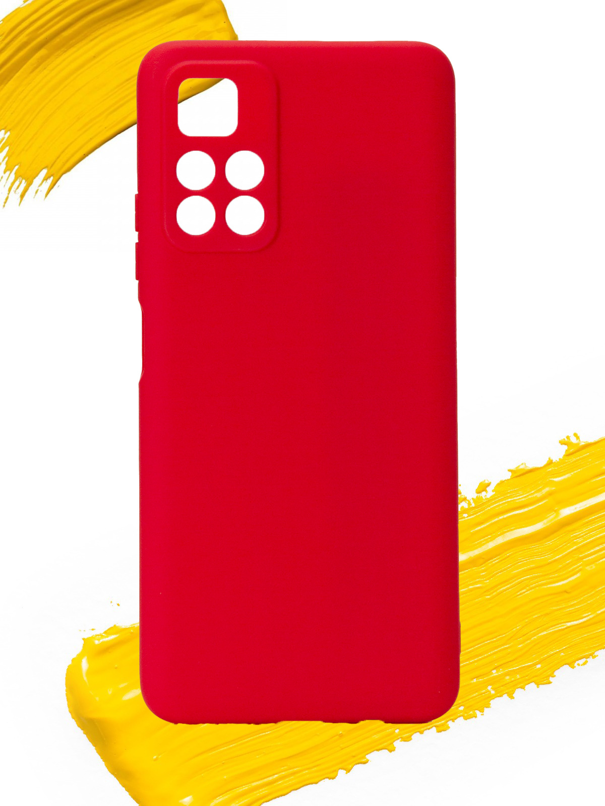 Чехол для Xiaomi Note 11 (Красный)