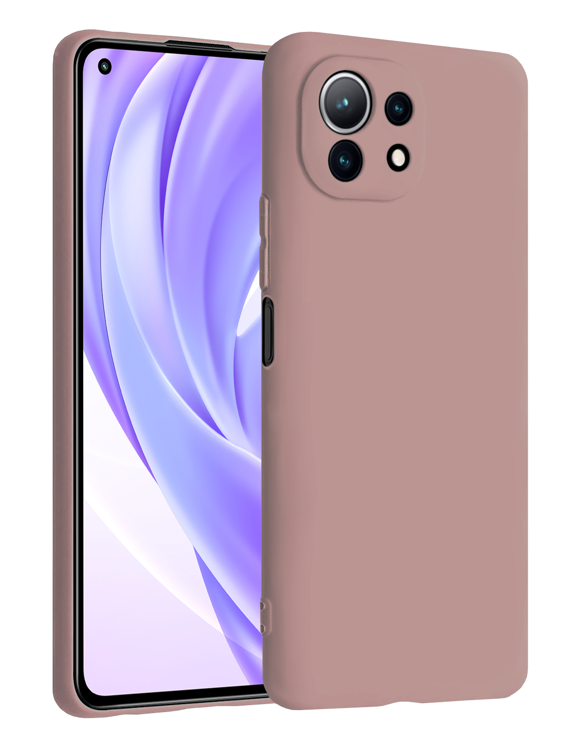 Чехол для Xiaomi Mi 11 Lite (Розовый)