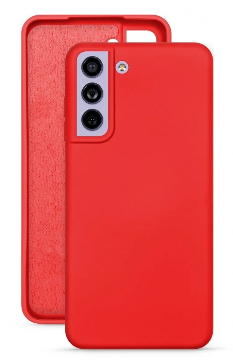 Чехол для Samsung S22+ (Красный)