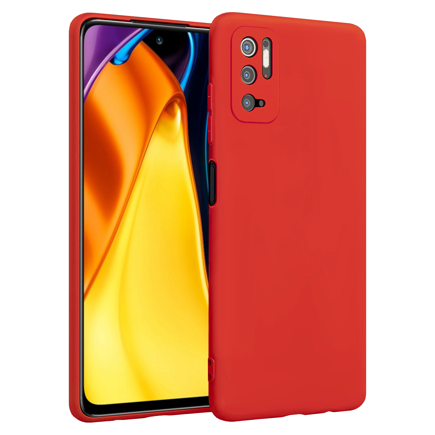 Чехол для Xiaomi Poco M3 Pro (Красный)