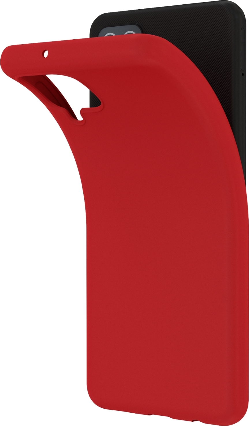 Чехол для Samsung A12 (Красный)