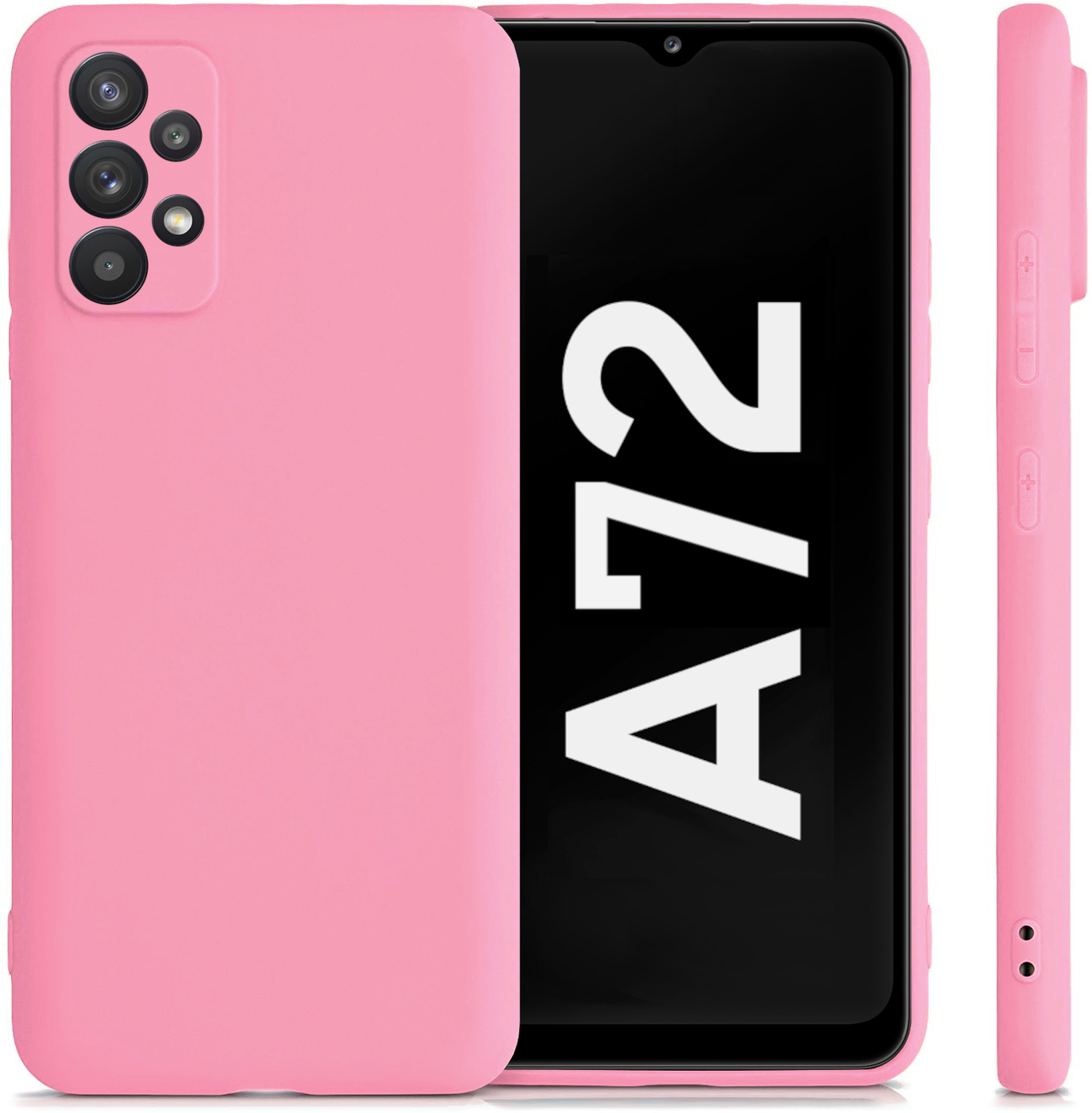Чехол для Samsung A72 (Розовый)