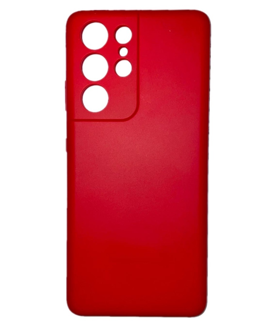 Чехол для Samsung S21 ULTRA (Красный)