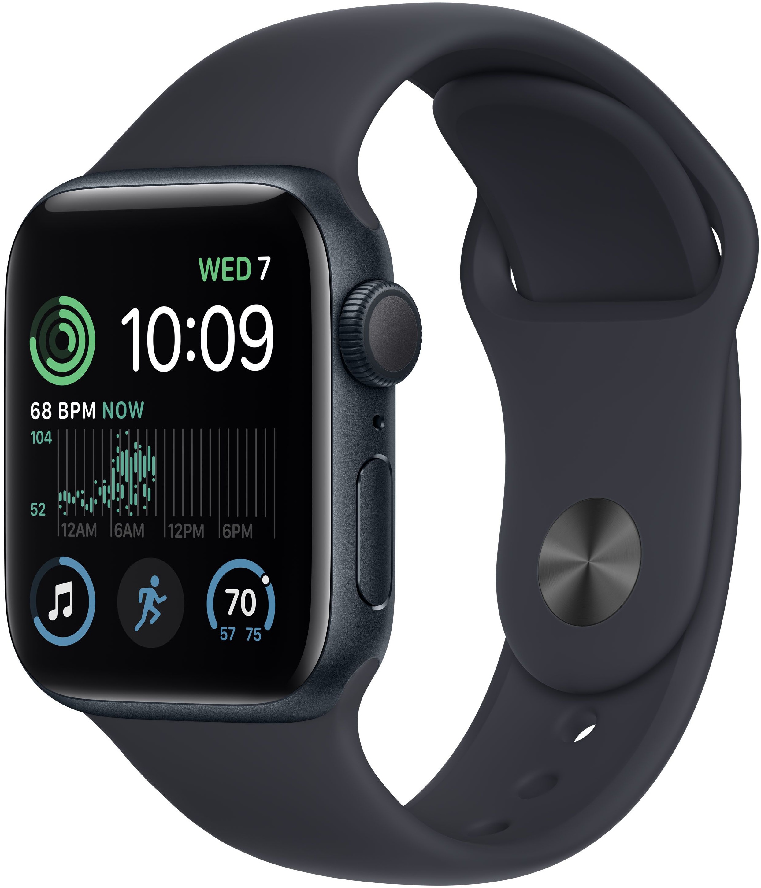 Часы Apple Watch SE2 GPS 40mm Aluminum Case with Sport Band Midnight 2022