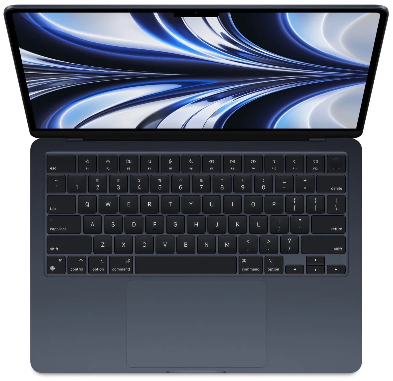 Ноутбук Apple MacBook Air 2022 13.6" (2560x1664, Apple M2, SSD 512 ГБ, Apple graphics 8-core) Тёмная ночь MLY43