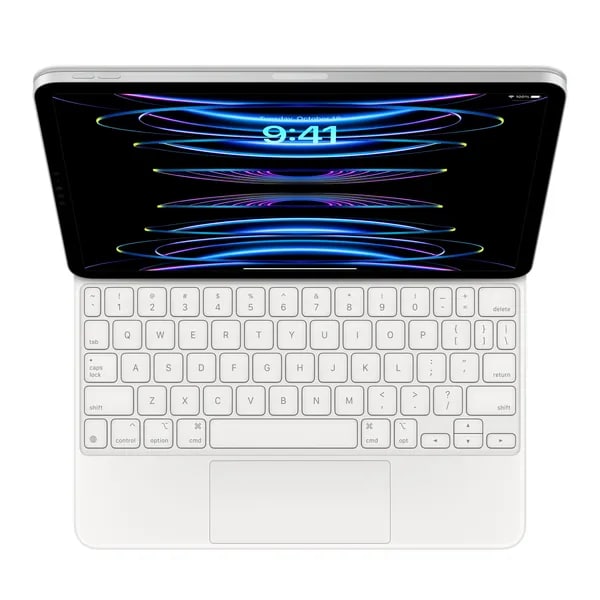 Клавиатура Apple Magic Keyboard для iPad Pro 12.9" (2021) White (Русская гравировка)