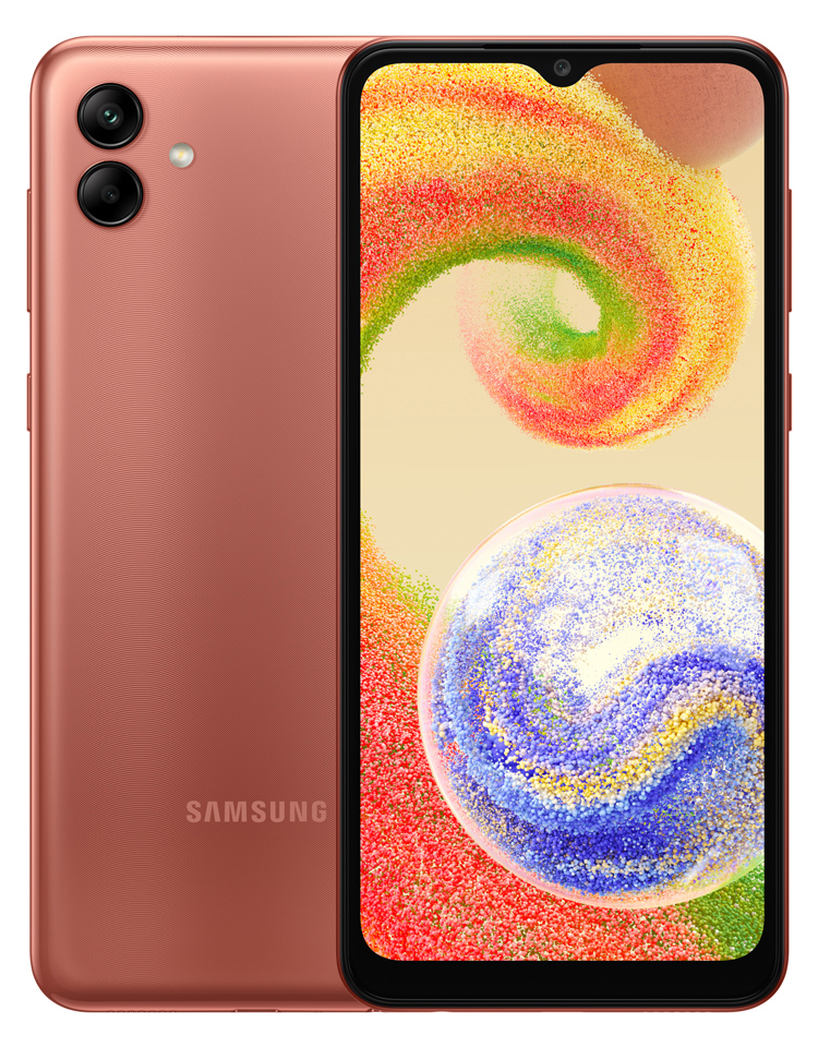 Смартфон Samsung Galaxy A04 3/32Gb Copper