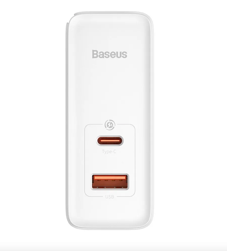 Сетевое зарядное устройство Baseus GaN5Pro Fast Charger 1USB 1C 100W White