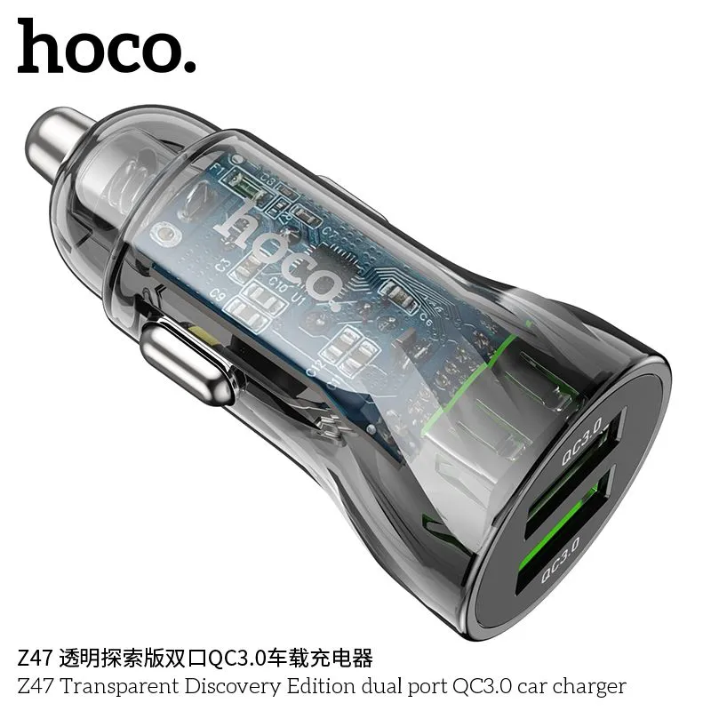 Автомобильное зарядное устройство HOCO Z47 PD 20W