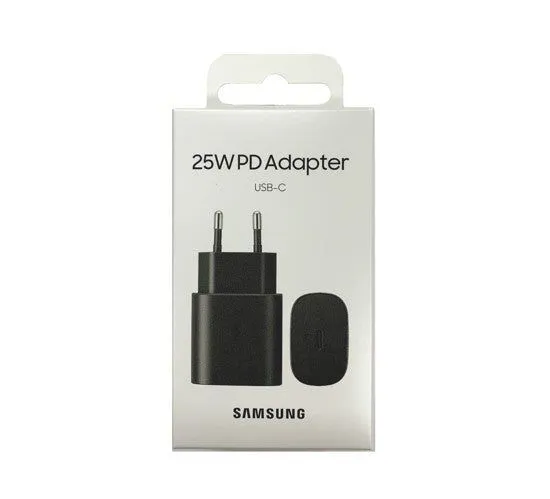 Зарядное устройство Samsung EP-TA800XBEGRU, USB Type-C 25W, черный