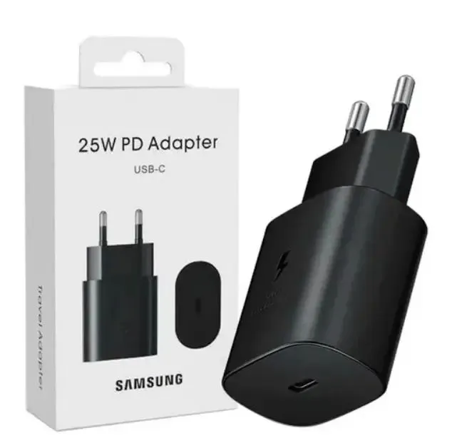 Зарядное устройство Samsung EP-TA800XBEGRU, USB Type-C 25W, черный