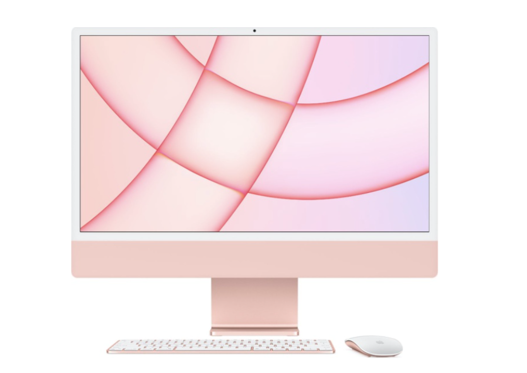 Моноблок Apple iMac 24" (2021) Retina 4,5K/M1/8GB/512GB/8 Core/Pink (Розовый) MGPN3